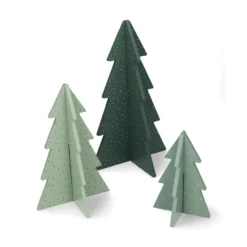 DIY kerstbomen 3D, hout, set van 3