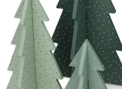 DIY kerstbomen 3D, hout, set van 3