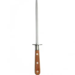 D&K aanzetstaal, beukenhout handvat, 33 cm