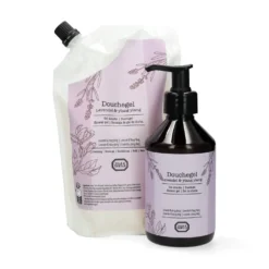 Douchegel navulling, lavendel & ylang, 500 ml