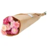 Droogbloemen, helychrisum, naturel en roze