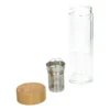 Dubbelwandige infusiefles, hittebestendig glas, 400 ml