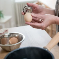 Eierprikker, roestvrij staal