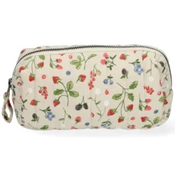 Etui, GOTS bio-katoen, rood fruit, 20 x 9 x 7 cm