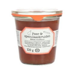 Extra-confituur, peer & speculaas, 320 gram