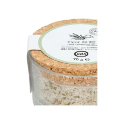 Fleur de sel rozemarijn, biologisch, 70 gram
