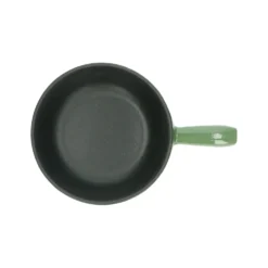 Fonduepan, gietijzer, groen