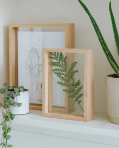 Fotolijst, eikenhout, 21 x 30 cm