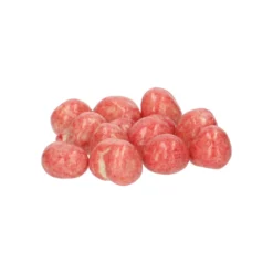 Frambozen in witte chocolade, 80 gram