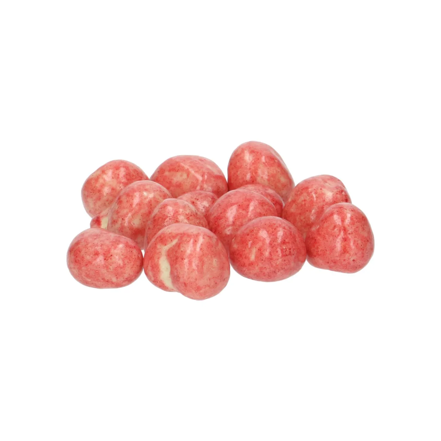 Frambozen in witte chocolade, 80 gram