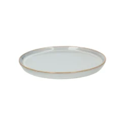 Gebaksbordje reactieve glazuur, steengoed, grijs, Ø 15 cm