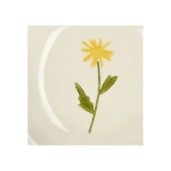 Gebaksbordje, steengoed, paardenbloem, Ø 16 cm