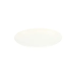 Gebaksbord, organisch, porselein, wit, Ø 16 cm