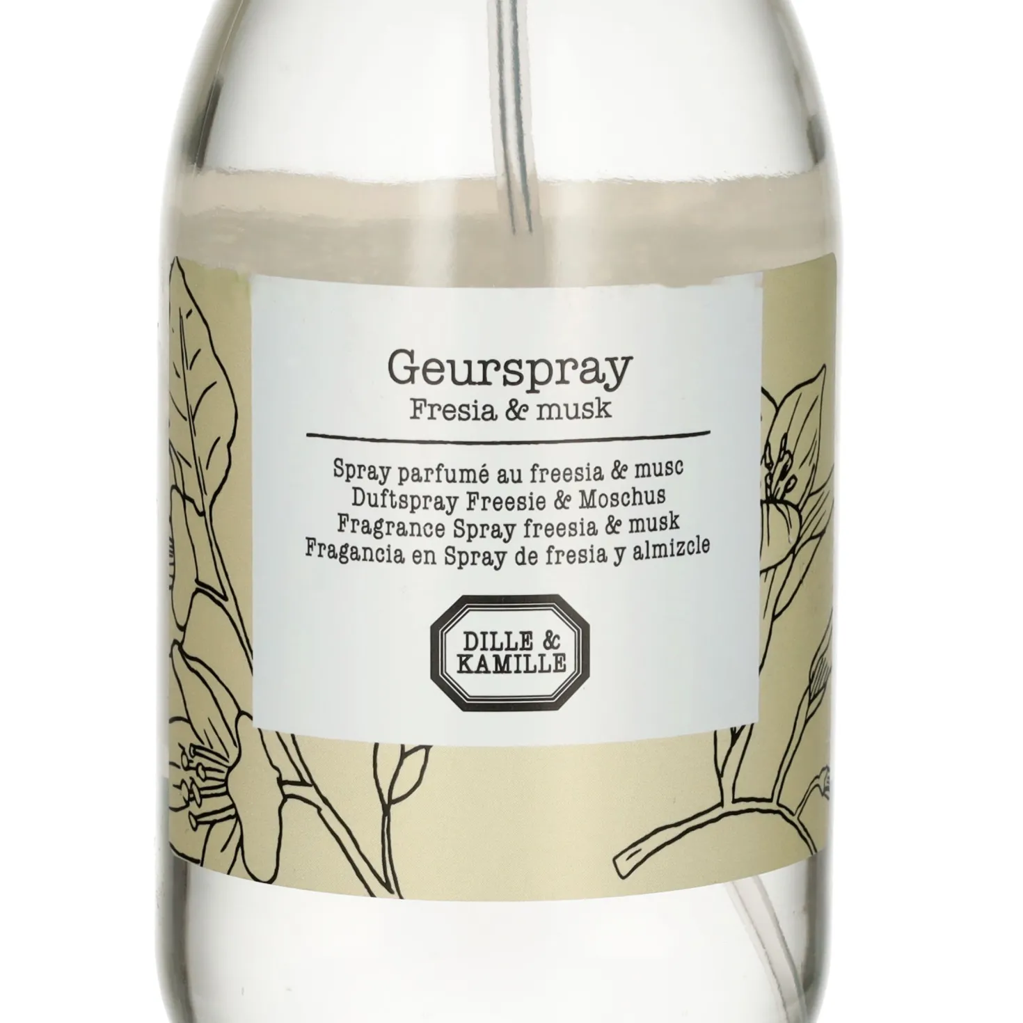 Geurspray, fresia en musk, 250 ml