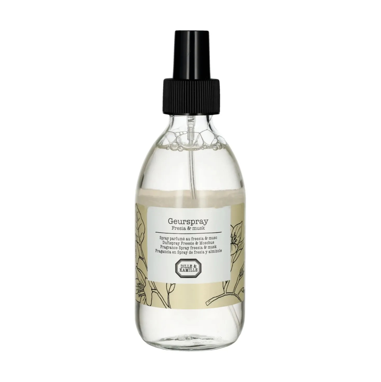 Geurspray, fresia en musk, 250 ml