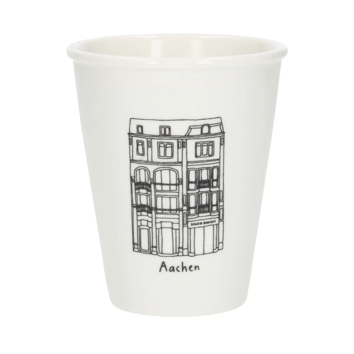 Gevel mok, Aken, porselein, 200 ml