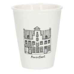 Gevel mok, Amersfoort, porselein, 200 ml