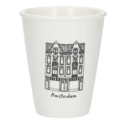 Gevel mok, Amsterdam De Pijp, porselein, 200 ml