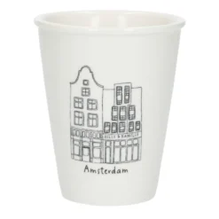 Gevel mok, Amsterdam, porselein, 200 ml