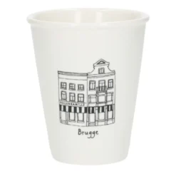 Gevel mok, Brugge, porselein, 200 ml