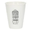 Gevel mok, Brussel Grasmarkt, porselein, 200 ml