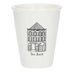 Gevel mok, Den Bosch, porselein, 200 ml