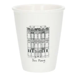 Gevel mok, Den Haag, porselein, 200 ml