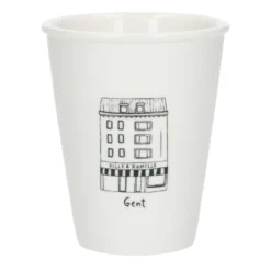 Gevel mok, Gent, porselein, 200 ml