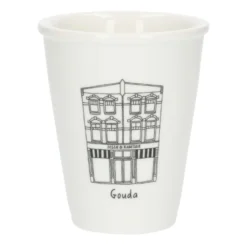 Gevel mok, Gouda, porselein, 200 ml