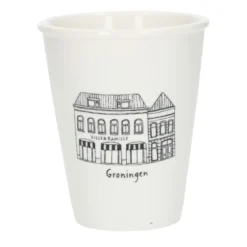 Gevel mok, Groningen, porselein, 200 ml