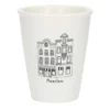 Gevel mok, Haarlem, porselein, 200 ml