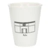 Gevel mok, Keulen, porselein, 200 ml