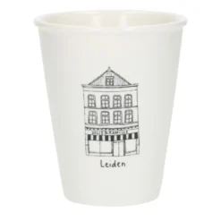 Gevel mok, Leiden, porselein, 200 ml