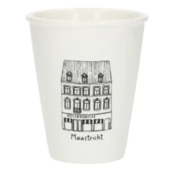 Gevel mok, Maastricht, porselein, 200 ml