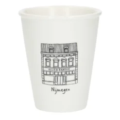 Gevel mok, Nijmegen, porselein, 200 ml