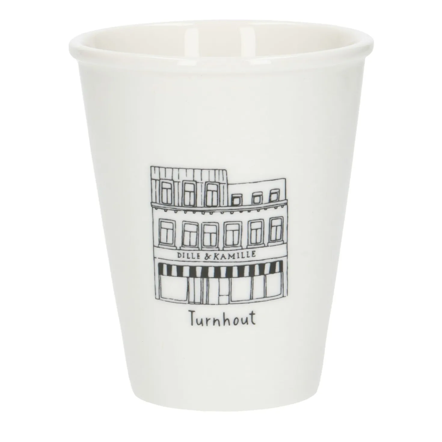 Gevel mok, Turnhout, porselein, 200 ml