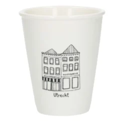 Gevel mok, Utrecht, porselein, 200 ml