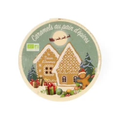 Gezouten karamels met gingerbreadkruiden, biologisch, 40 gram