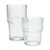Glas, geribbeld en stapelbaar, 320 ml