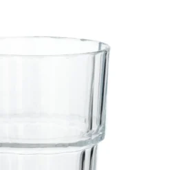 Glas, geribbeld en stapelbaar, 200 ml