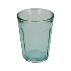 Glas met facetten, gerecycled glas, 400 ml