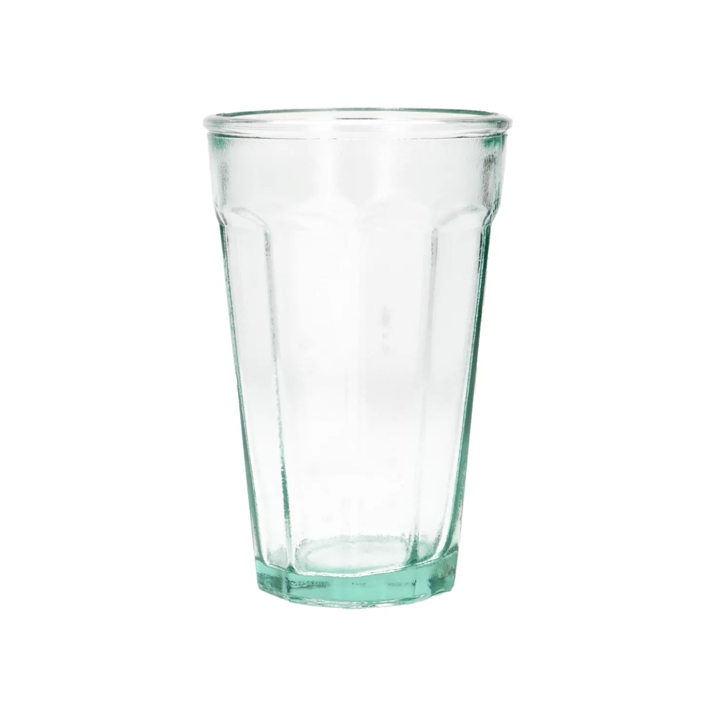 Glas met facetten, gerecycled glas, 500 ml