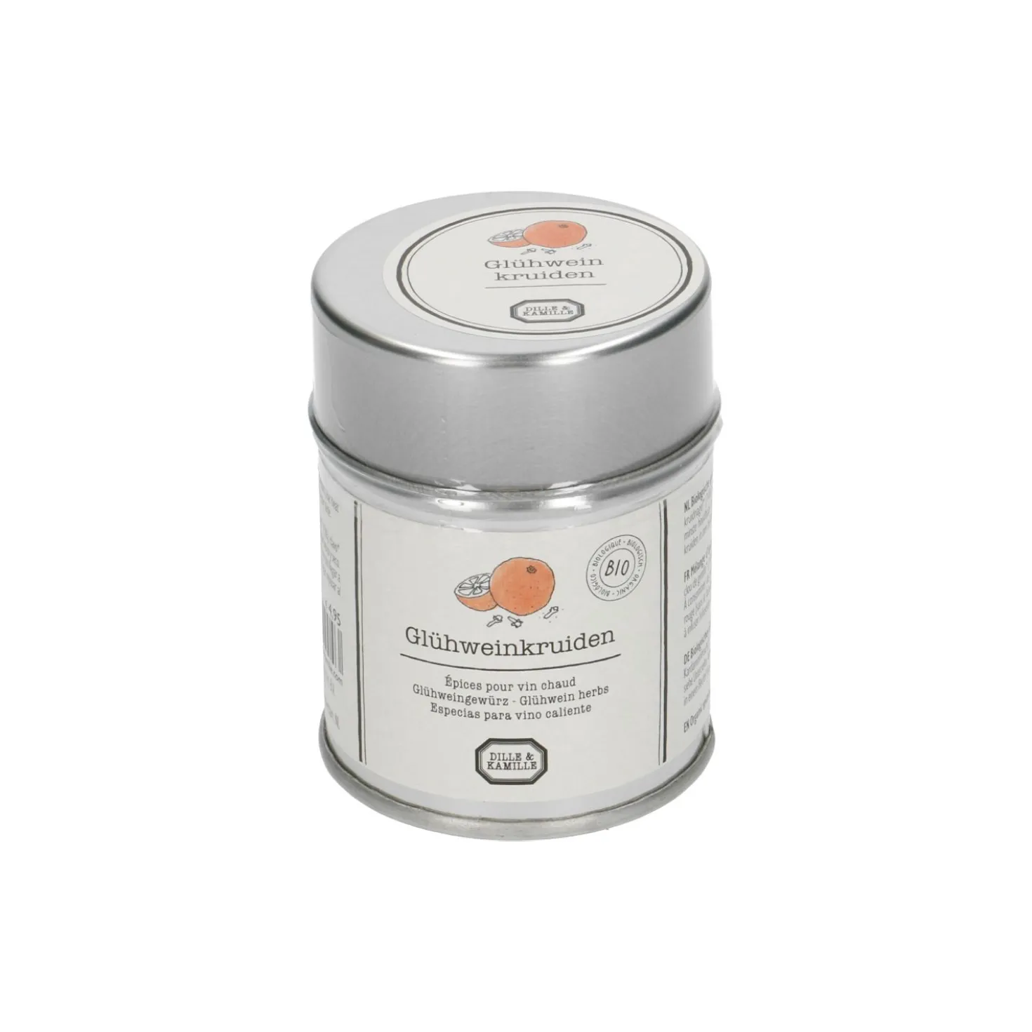 Glühweinkruiden, biologisch, blikje, 40 g