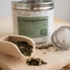 Granaatappel & framboos, biologisch, groene thee, blik, 75 gram