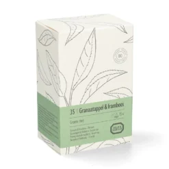 Granaatappel & framboos, biologisch, groene thee, 15 theebuiltjes