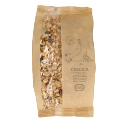 Granola, biologisch, banaan en cranberry, 375 gr