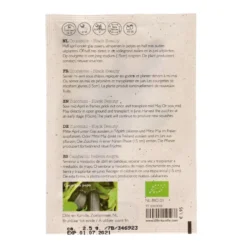 Groentezaden, biologisch, courgette, 2.5 g