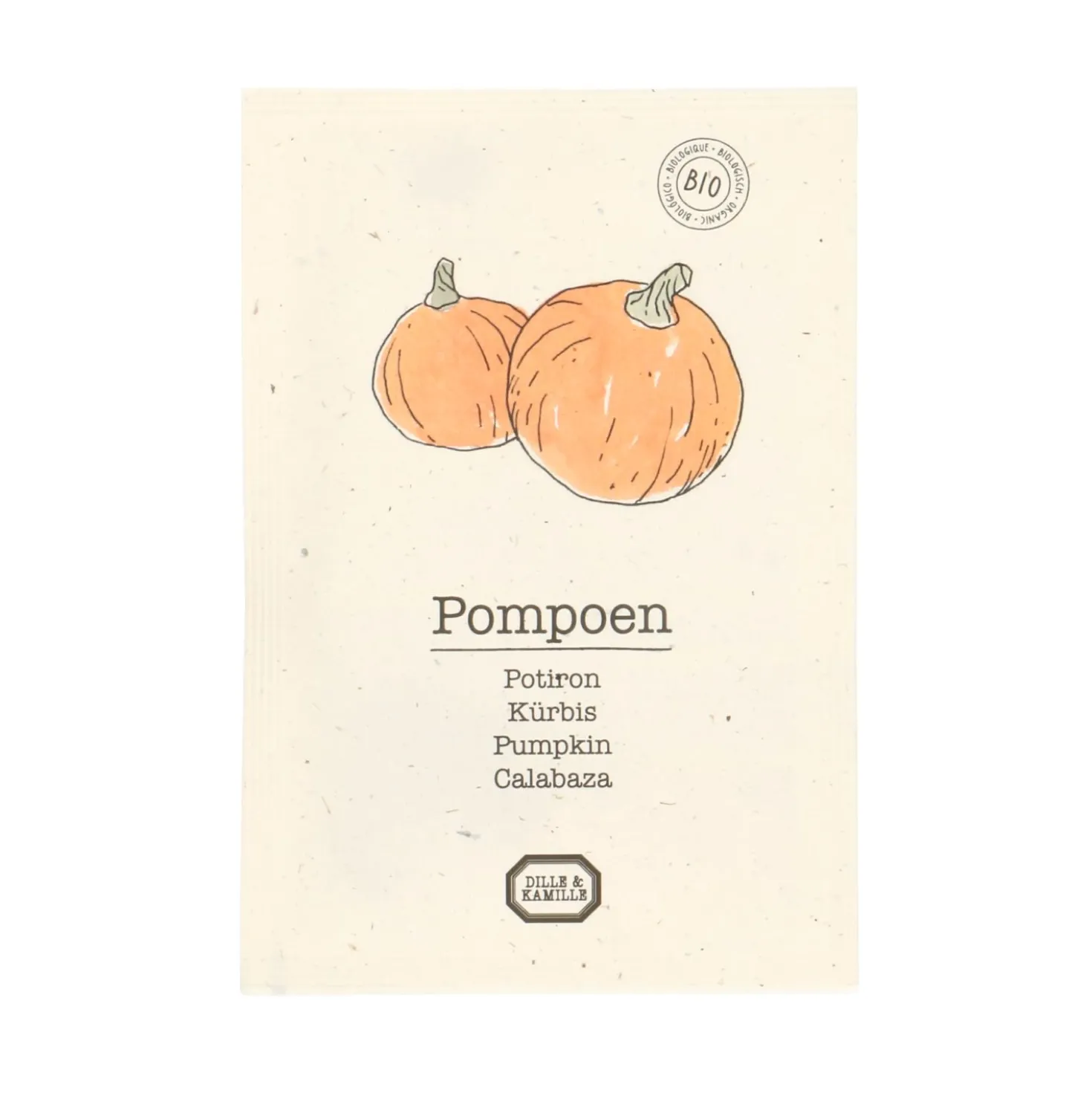 Groentezaden, biologisch, pompoen, 1.5 g