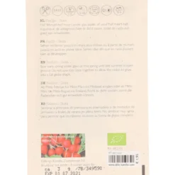 Groentezaden, biologisch, radijs, 3 g