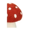Grote paddenstoel, vilt, rood, ca. 14 cm